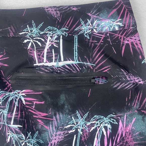 JACKS Surfboards Men's Palm Tree Print Swim Trunks Shorts Board Shorts Size 38 - Picture 6 of 16